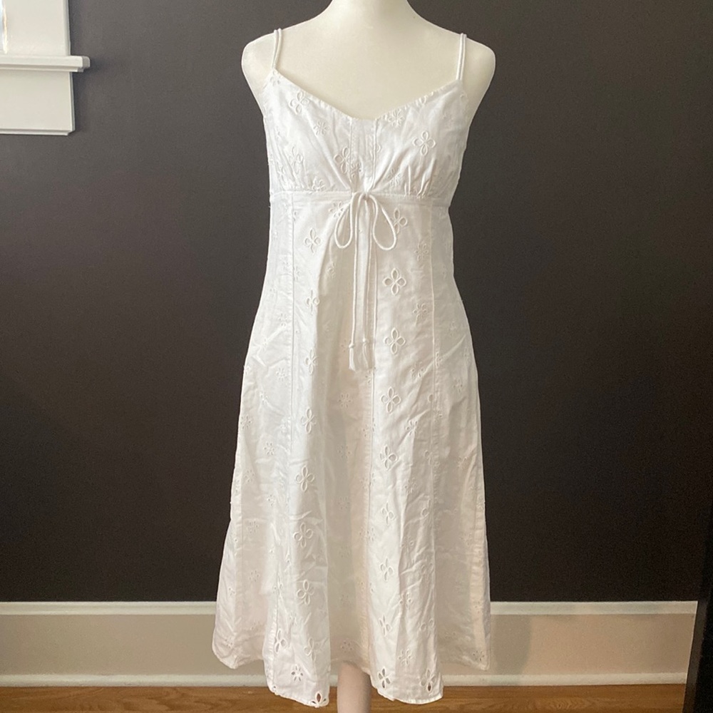 Loft size 4 white dress